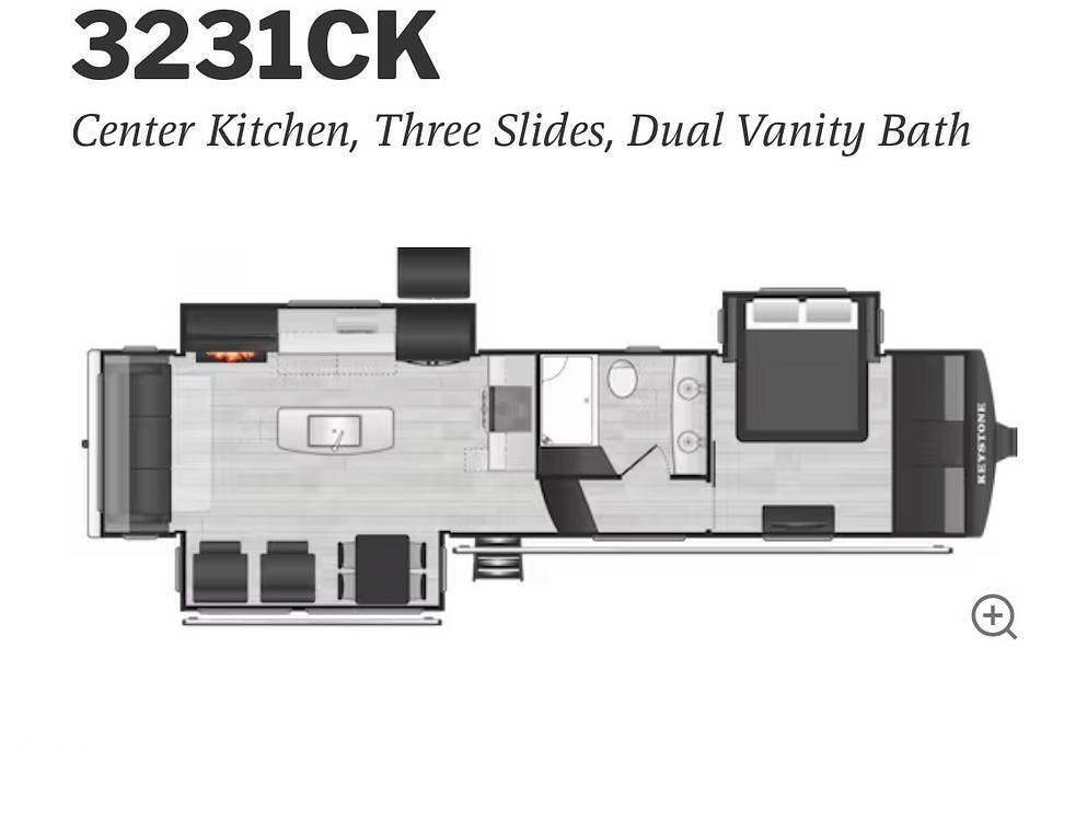 A photo of this 2022 Keystone Montana 3231CK