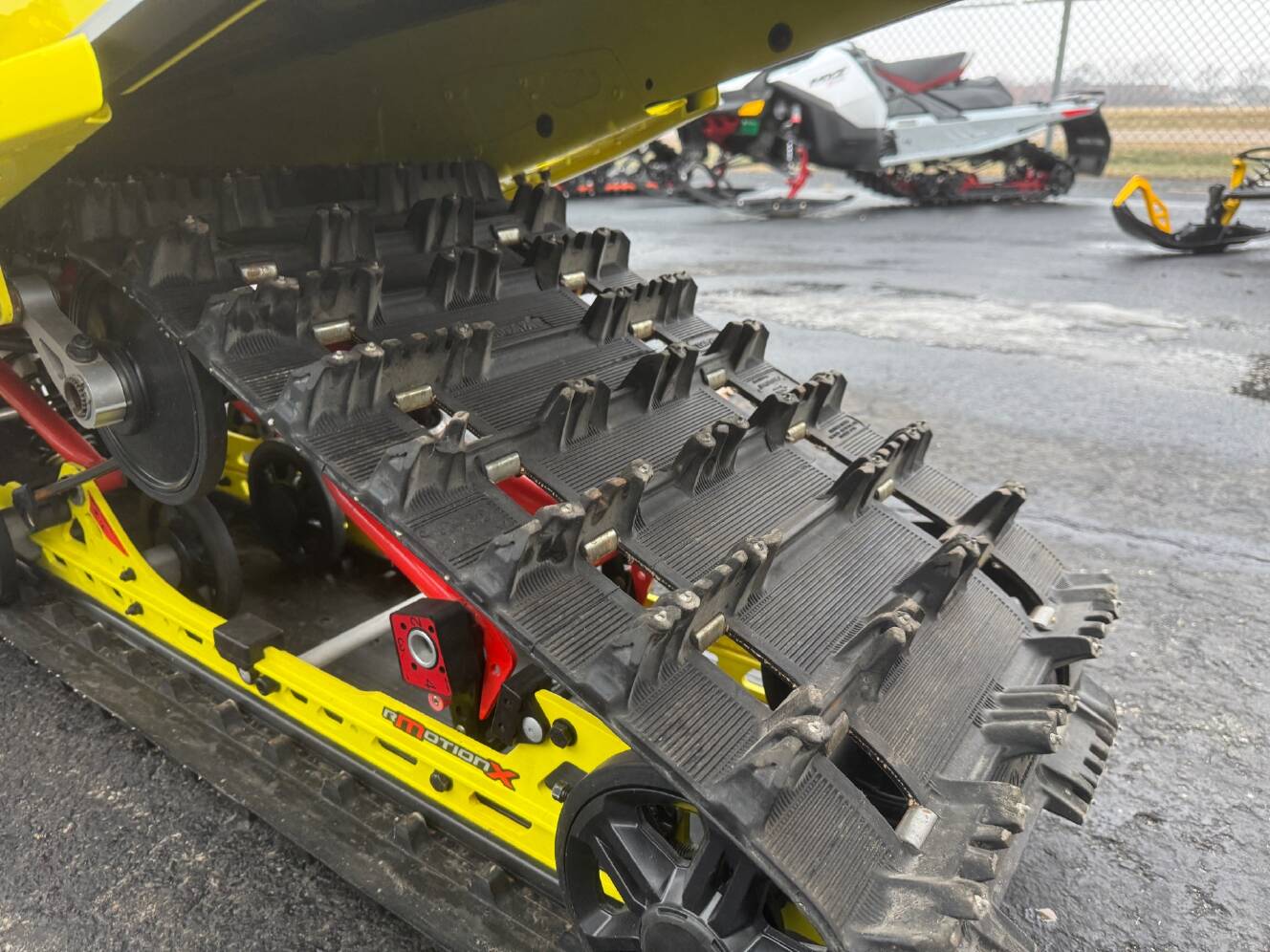 A photo of this 2021 Ski-Doo Renegade X-RS 850 E-TEC ES w/ QAS, Ice Ripper XT 1.5 w