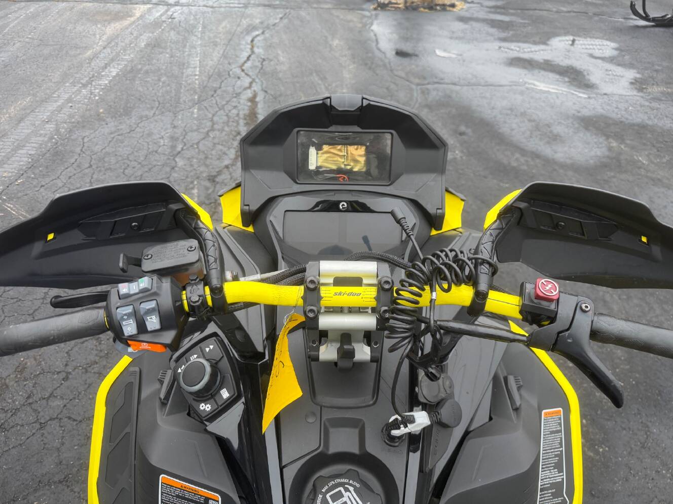 A photo of this 2021 Ski-Doo Renegade X-RS 850 E-TEC ES w/ QAS, Ice Ripper XT 1.5 w