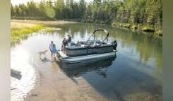 1925 Qwest E 822 RLS LTZ Triple Tube Pontoon Boat boat
