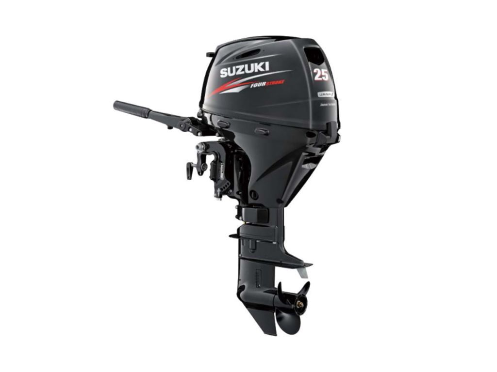 2023 Suzuki Marine DF25A EFI S Manual Single Outboard Engine boat