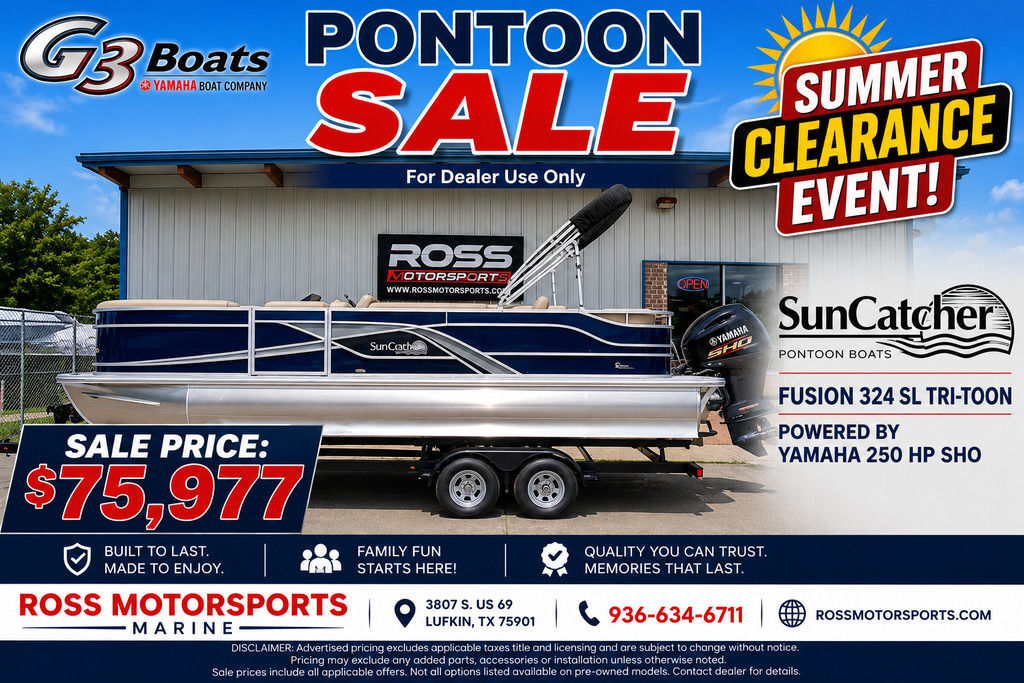 Sun Catcher Pontoon Boats For Sale in Texas - Boatmart