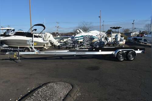 2026 Yacht Club Trailers 27-8000 Aluminum tandem axle bunk boat trailer in east haven CT