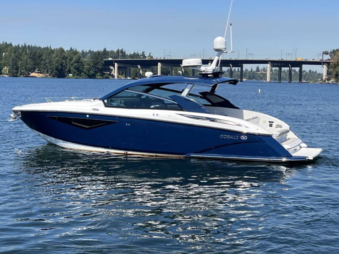 A photo of this 2020 Cobalt Boats A36