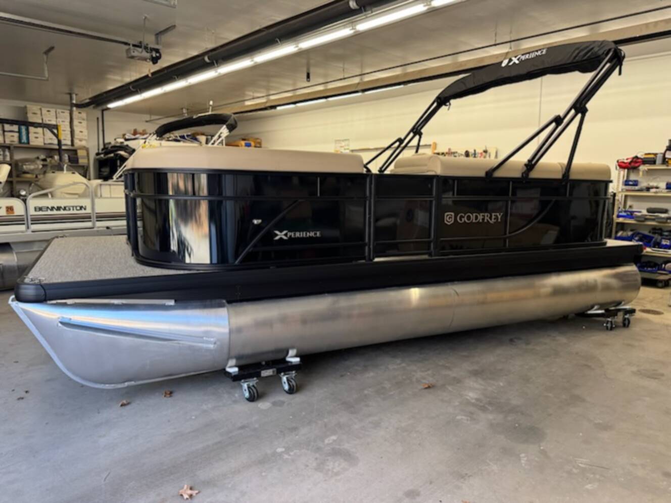 A photo of this 2026 Godfrey Pontoon Boats EX1880CX