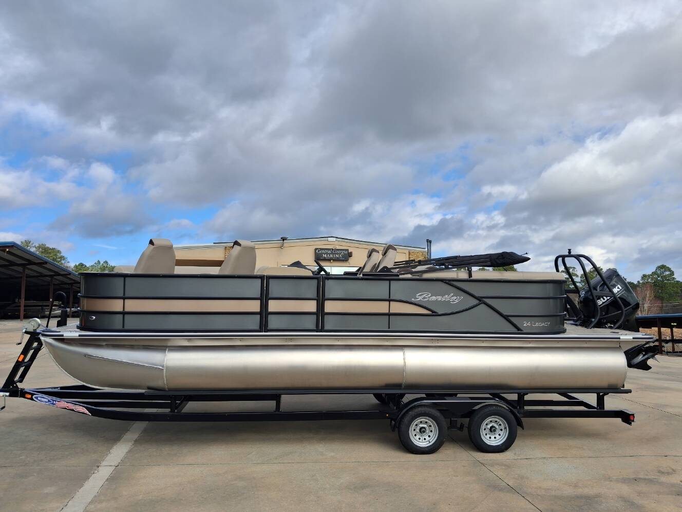 A photo of this 2026 Bentley Pontoons Legacy 240 DL Navigator