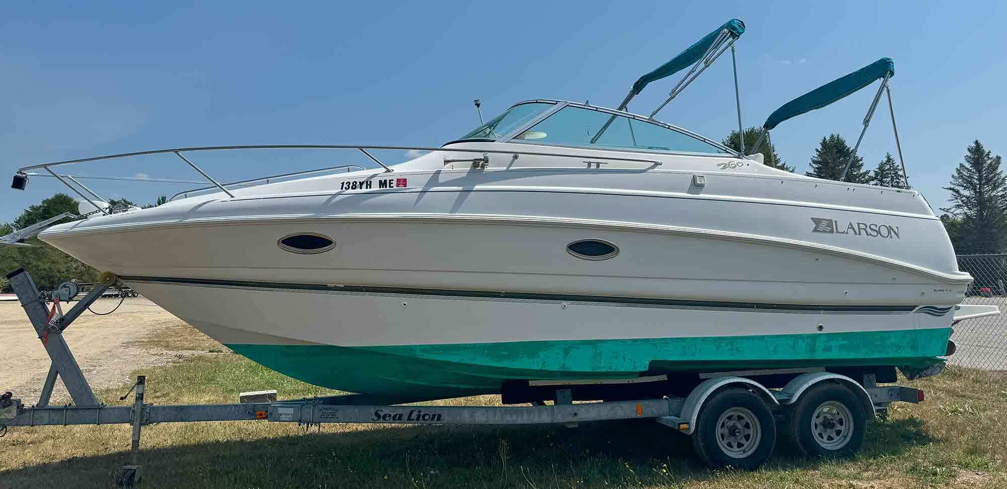 1996 Larson 260 Cabrio 927 in hampden ME