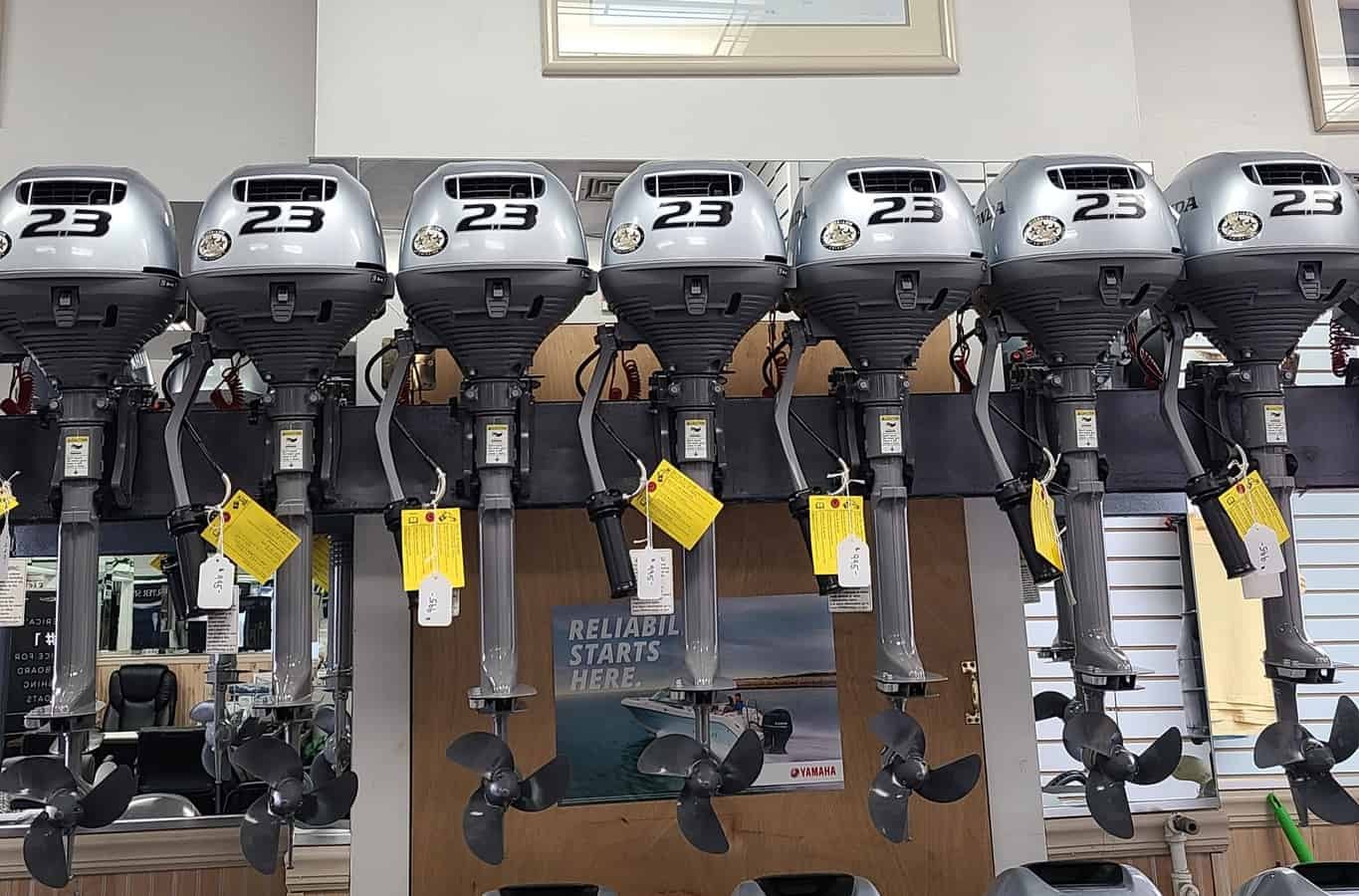 2022 Honda 2.3HP Single Outboard Engine boat