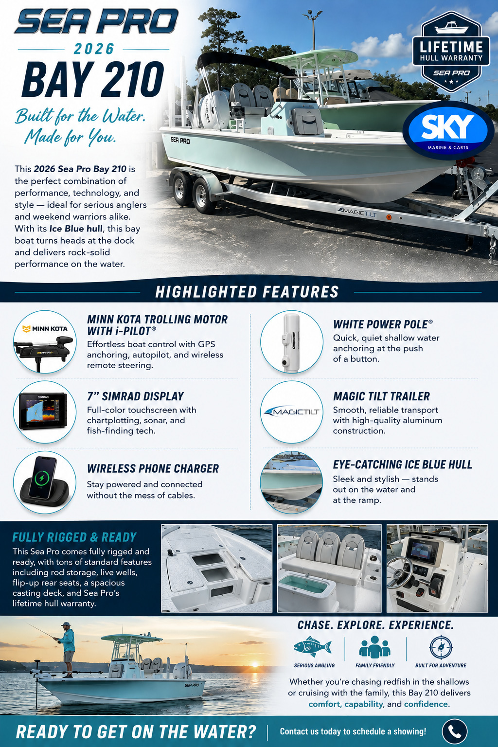 2026 Sea Pro 210 DLX Bay Boat in sanford FL