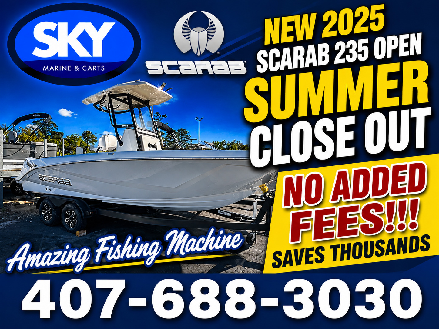 2025 Scarab 235 Open SE Rotax Jet Boat LX WAKE in sanford FL