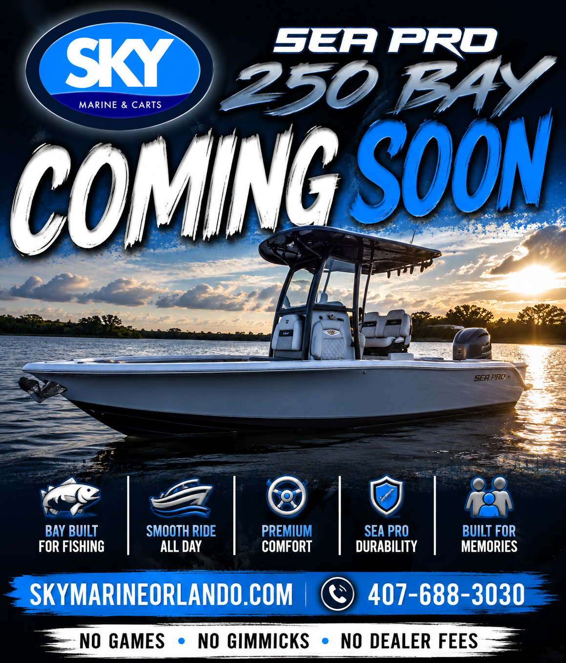 2027 Sea Pro 250 DLX Bay Boat in sanford FL