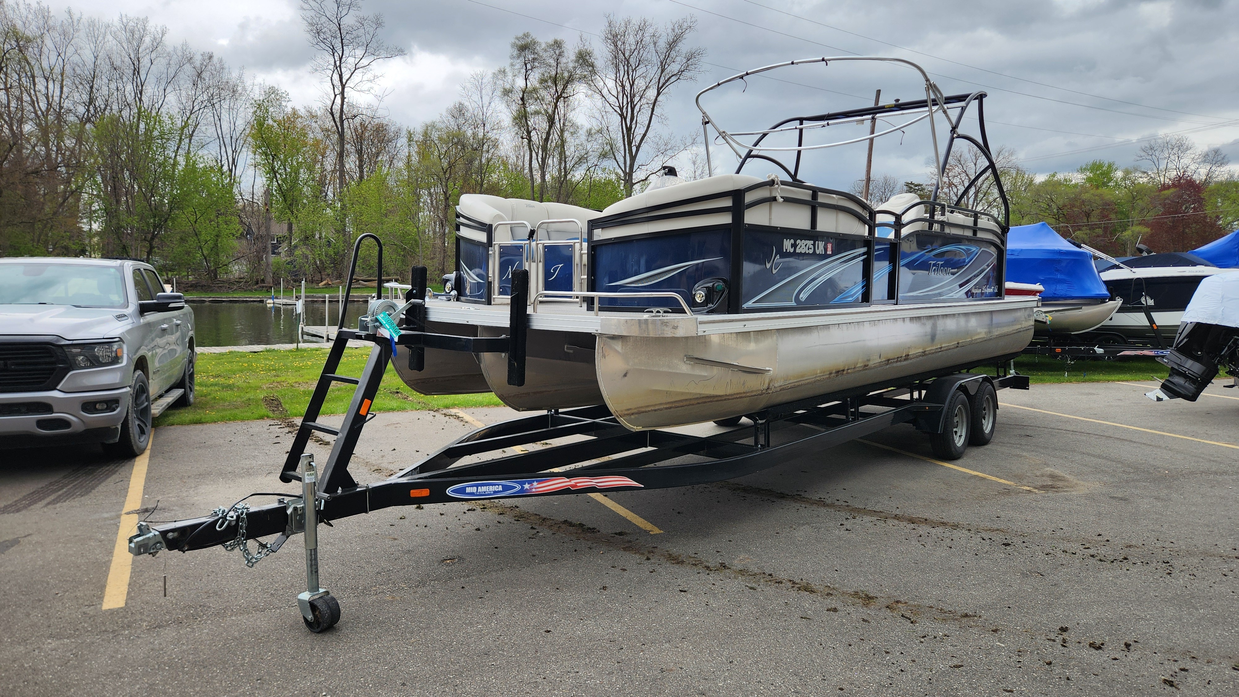 2018 Jc Mfg NEPTOON 25 SPSL Pontoon Boat boat