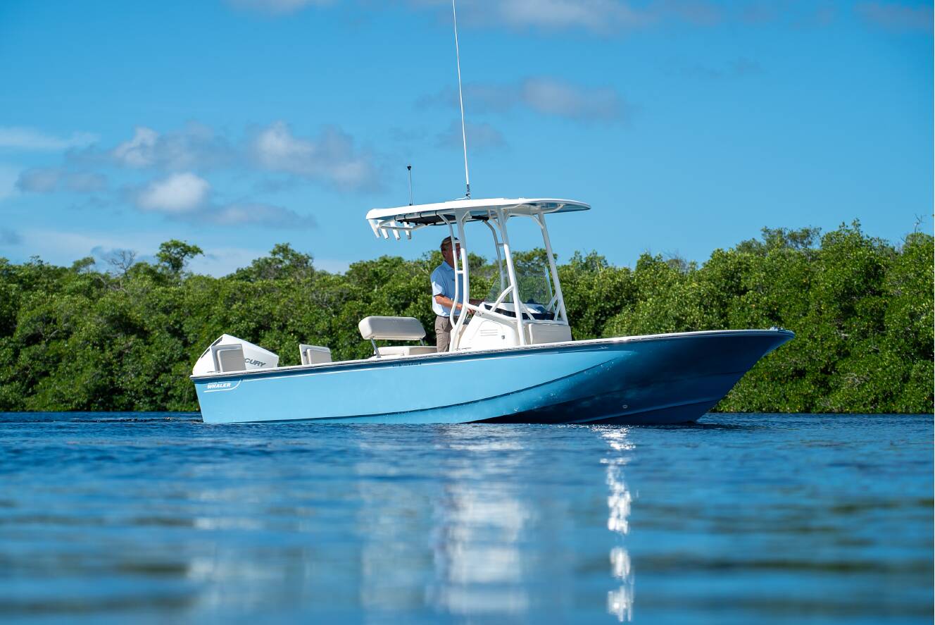 A photo of this 2026 Boston Whaler 210 Montauk