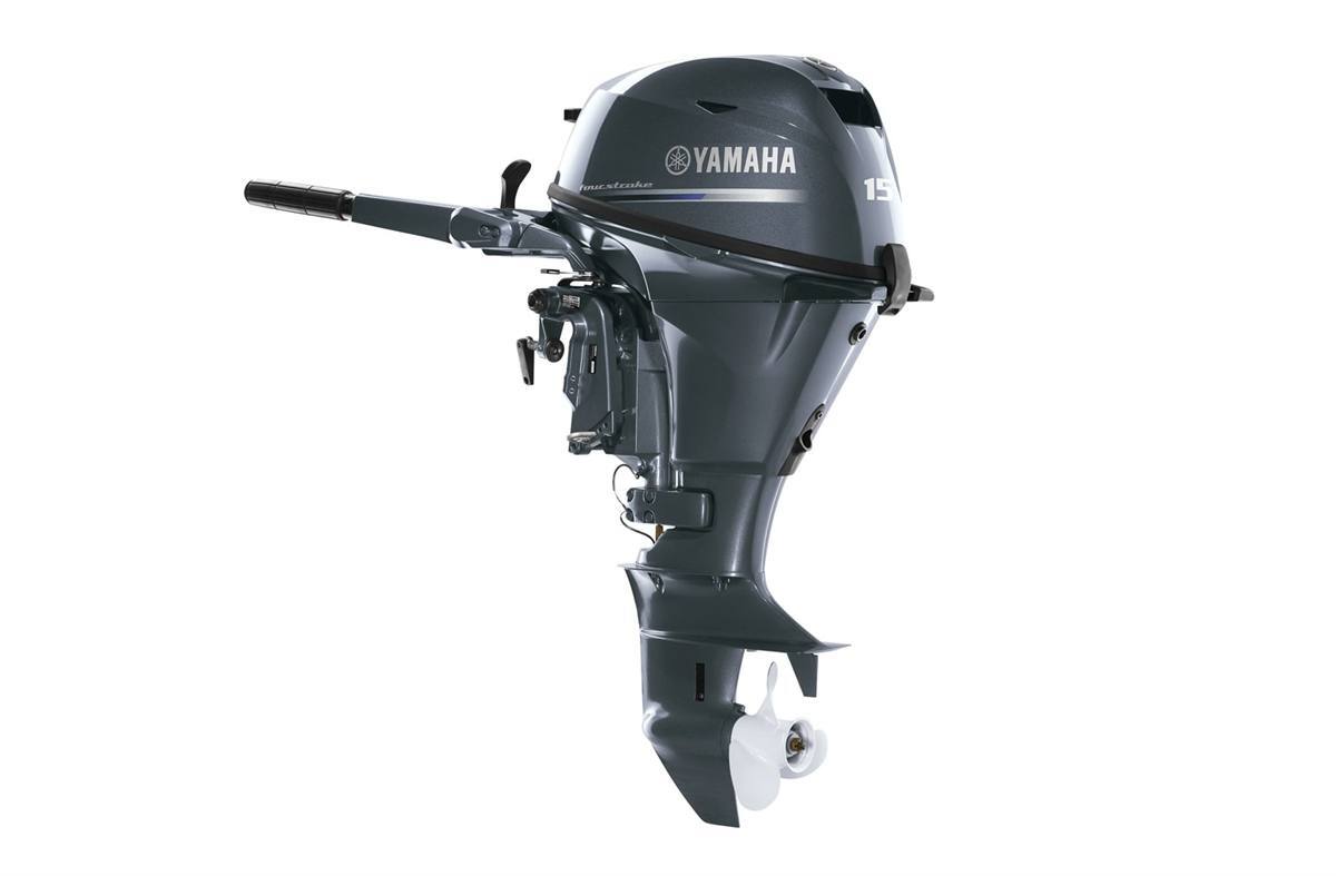 2021 Yamaha 15HP - 15" Shaft Single Outboard Engine boat