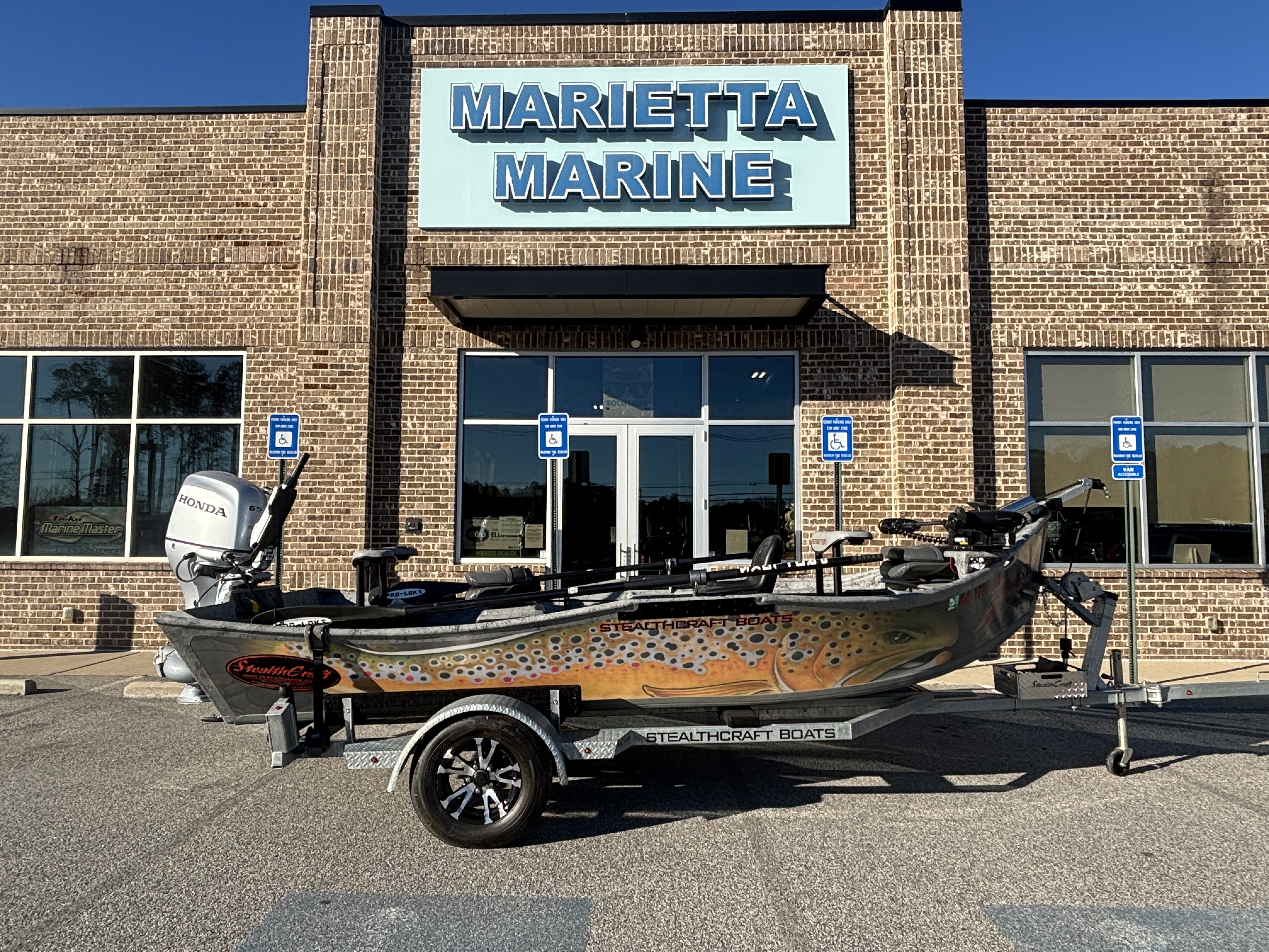 2021 Stealth Craft Boats 16 Power Drifter w/Honda Tiller Jet 65HP Engine and Tra in acworth GA