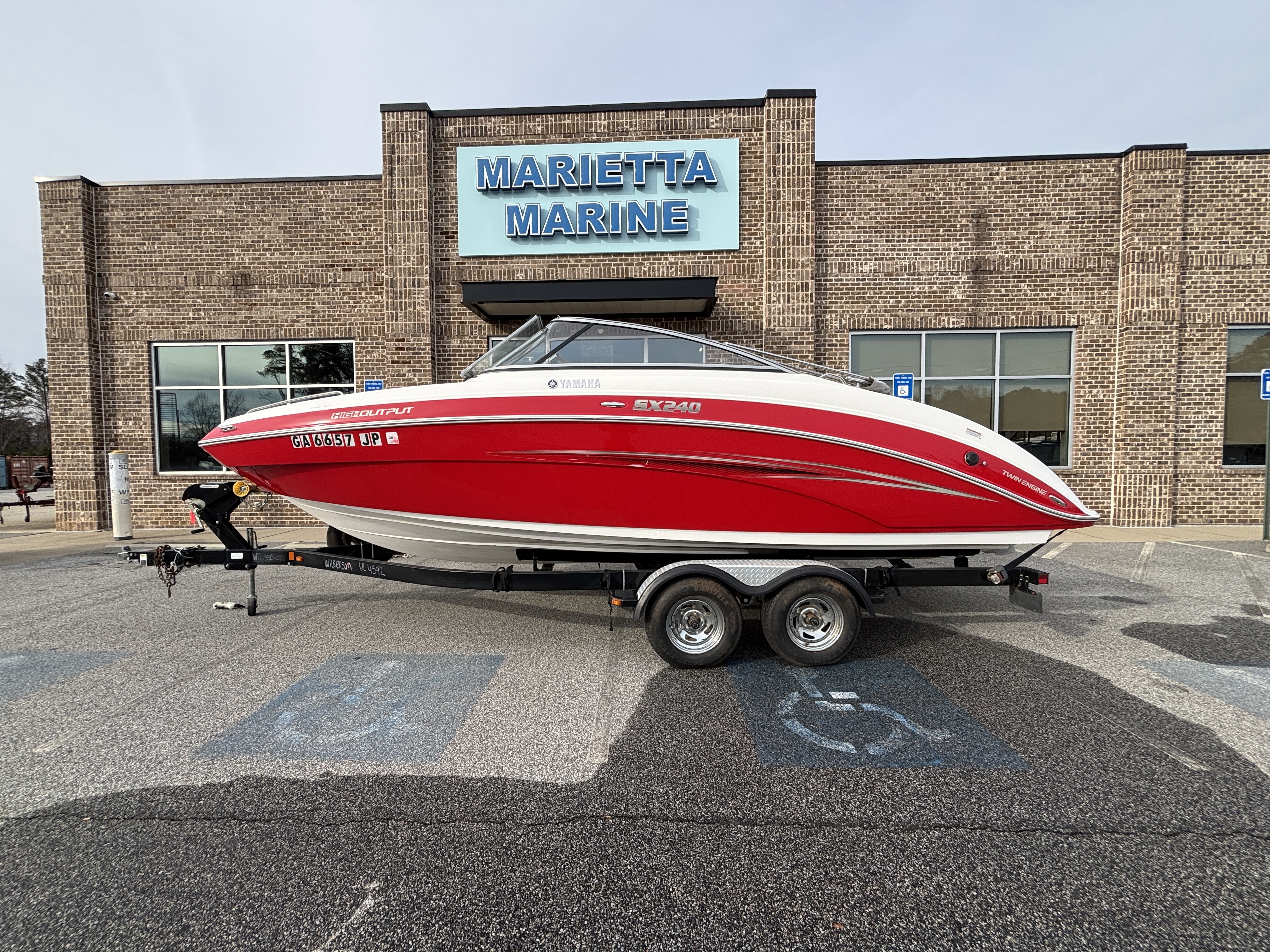 2012 Yamaha SX240 HO w/180HP Twin Jet Engine and Trailer Included 250 in acworth GA