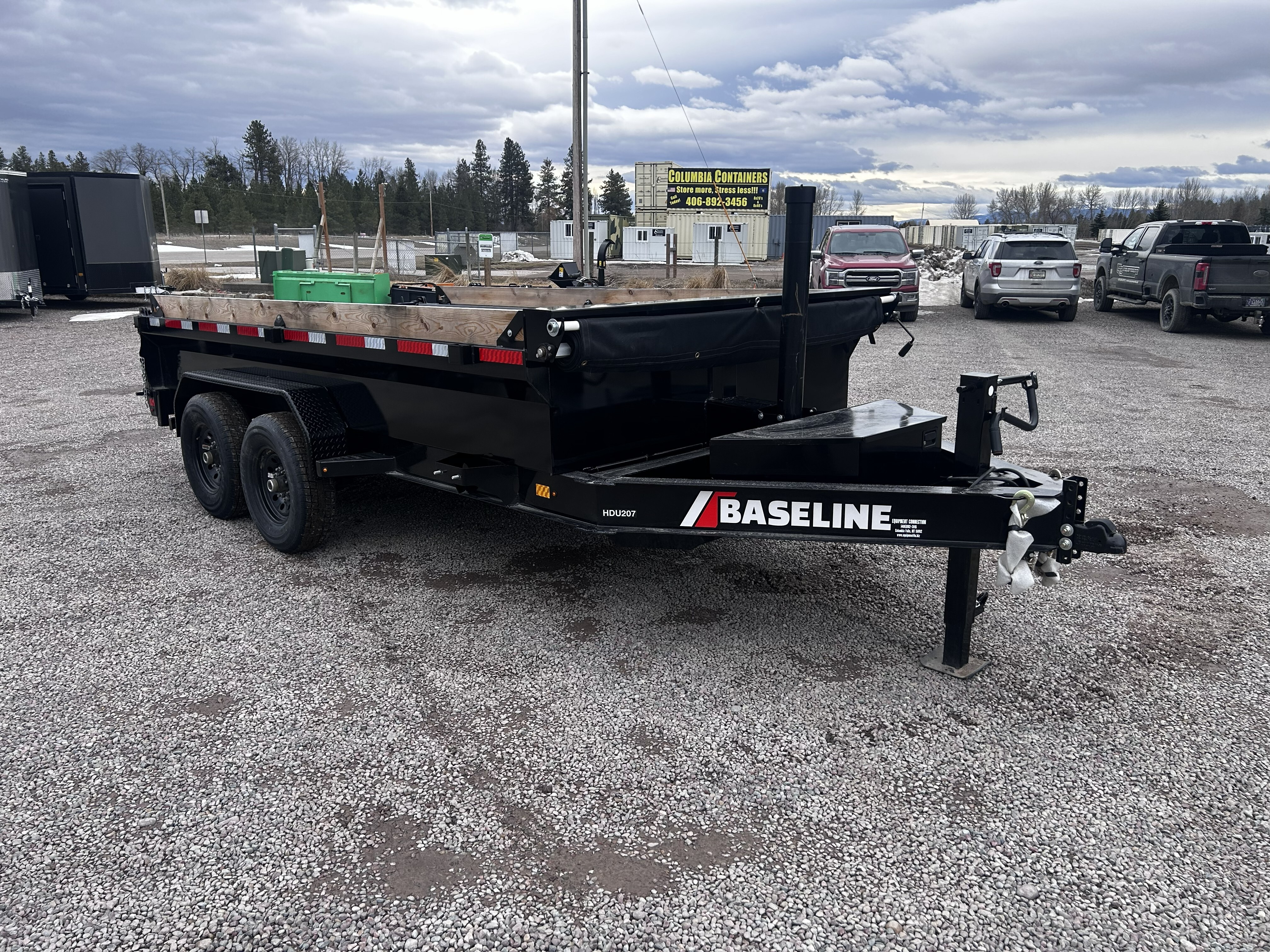 2025 BASELINE 7' X 14' Dump Trailer in Columbia Falls, MT