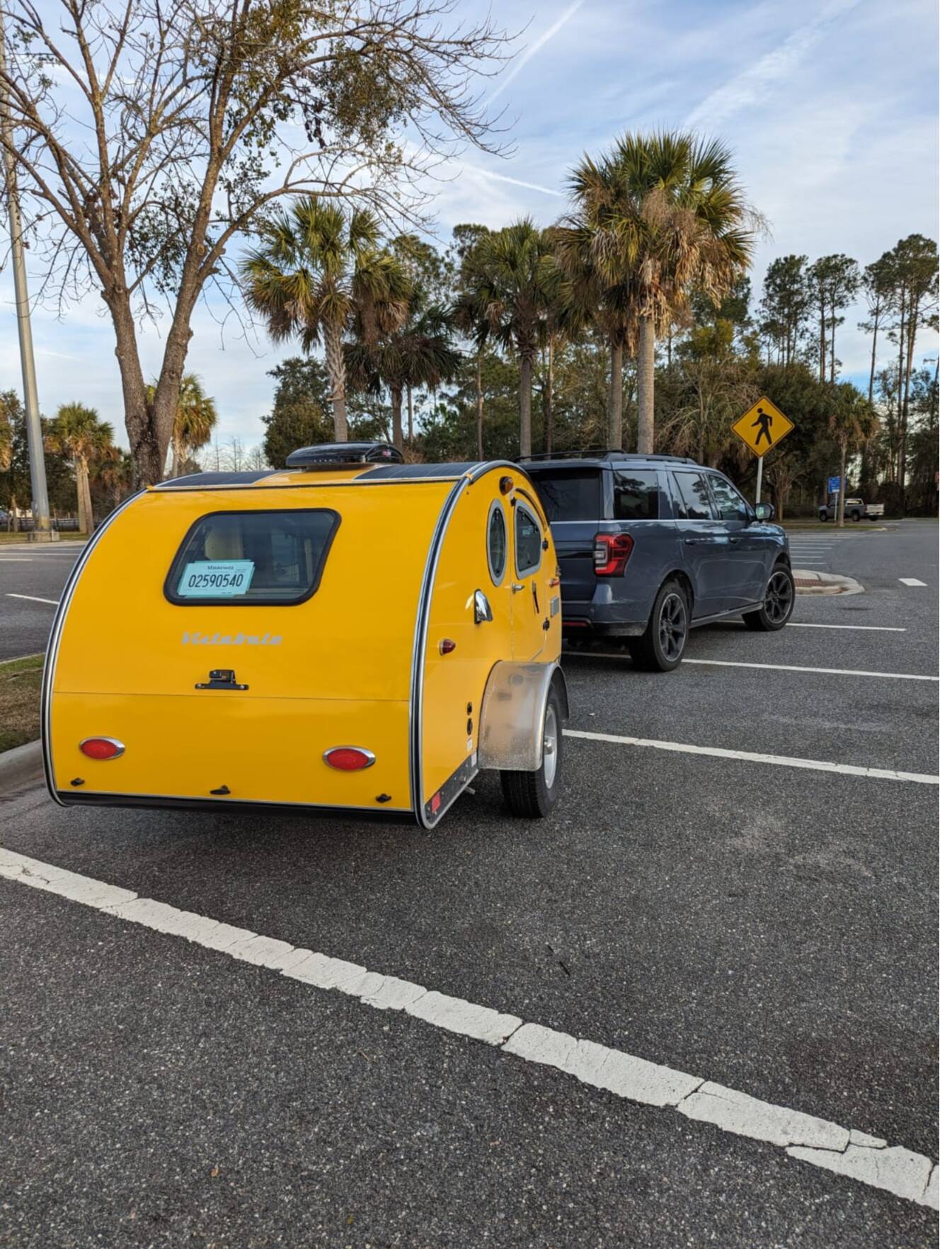 A photo of this 2024 Vistabule Teardrop Trailer