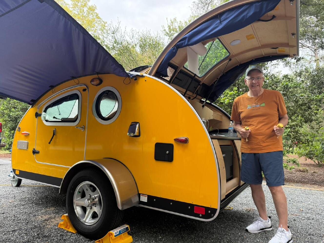 A photo of this 2024 Vistabule Teardrop Trailer