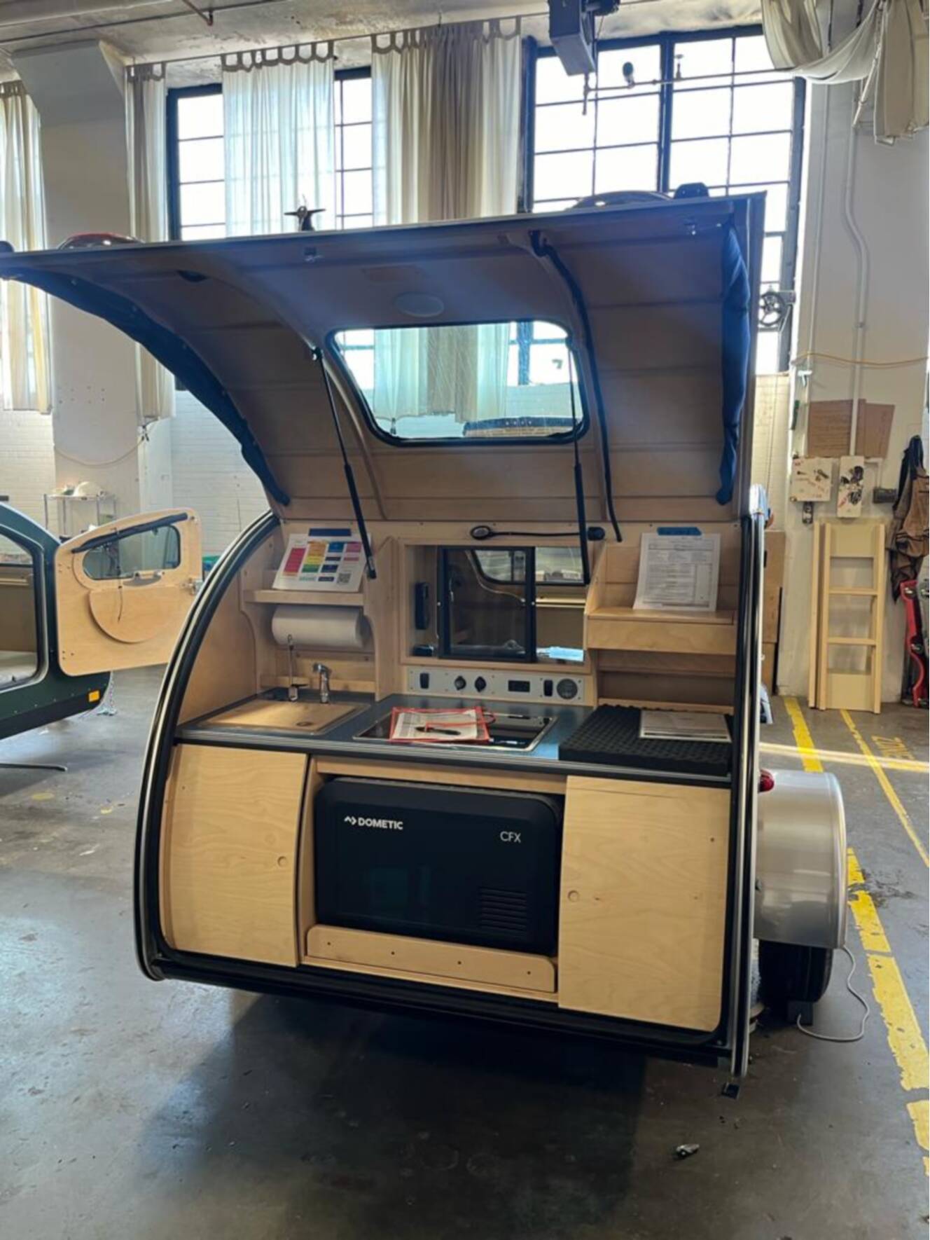 A photo of this 2024 Vistabule Teardrop Trailer