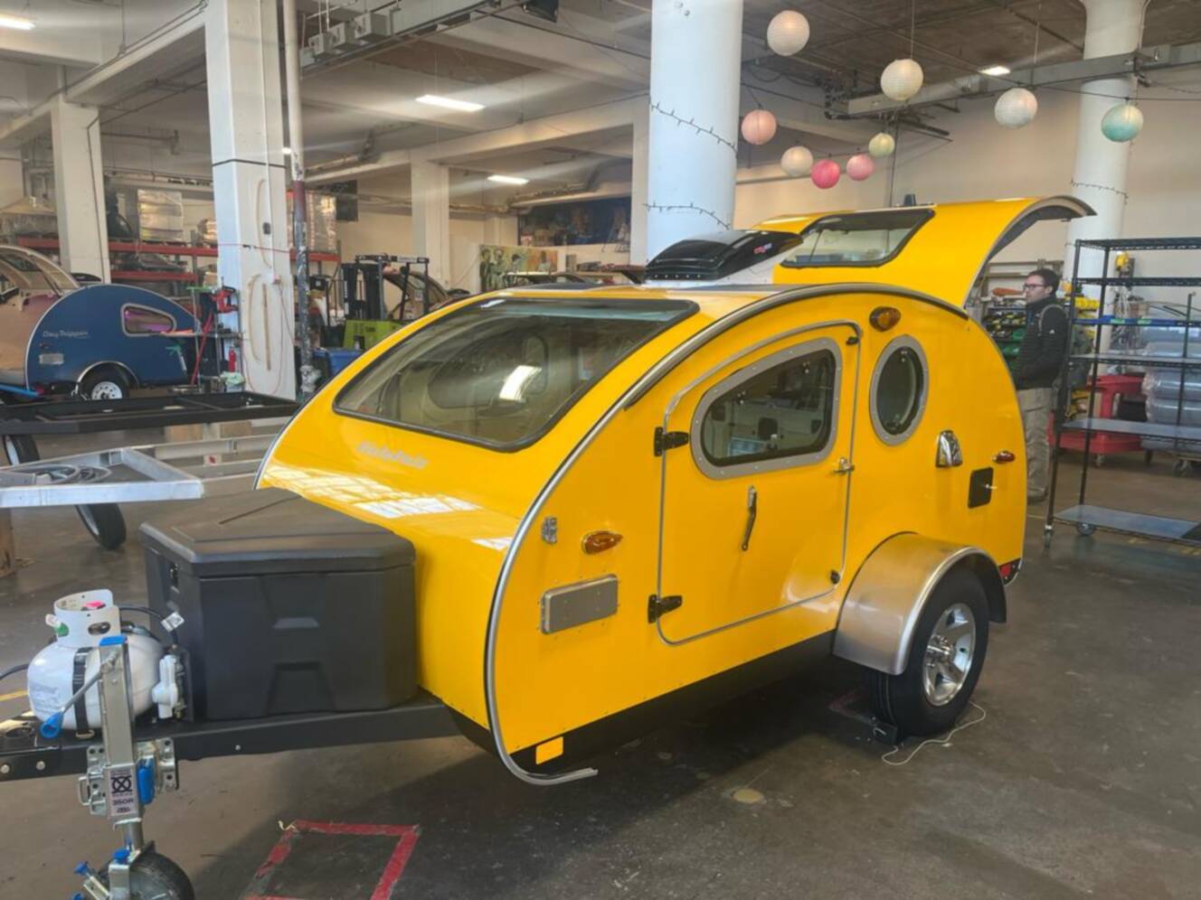 A photo of this 2024 Vistabule Teardrop Trailer