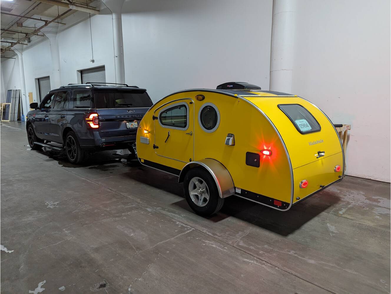 A photo of this 2024 Vistabule Teardrop Trailer