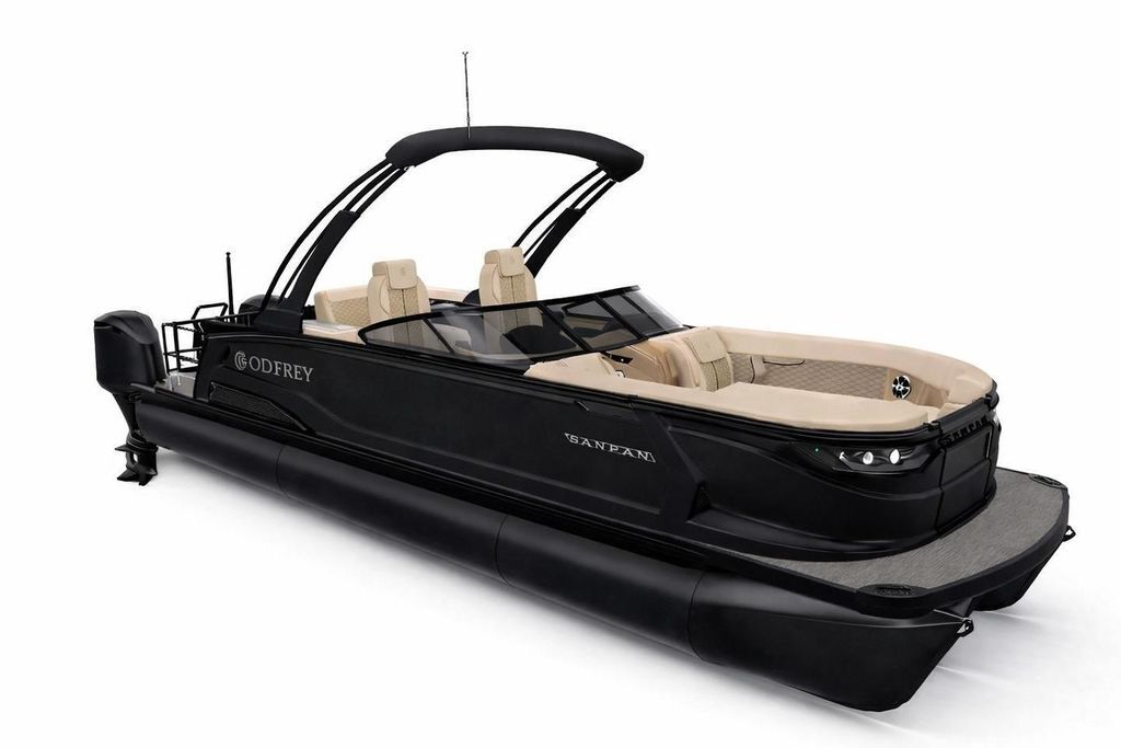 2027 Godfrey Sanpan 27' Twin Flip Lounge Windshield Tritoon - 2700 S 2700 ULW TWIN in douglasville GA