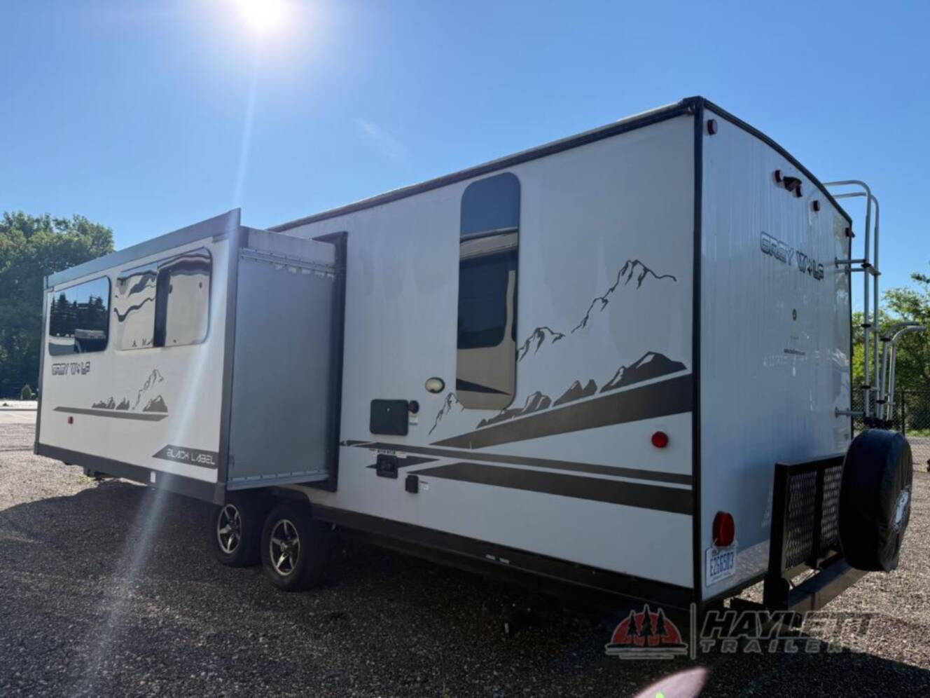 A photo of this 2020 Forest River Rv Cherokee Grey Wolf Black Label 27DBHBL