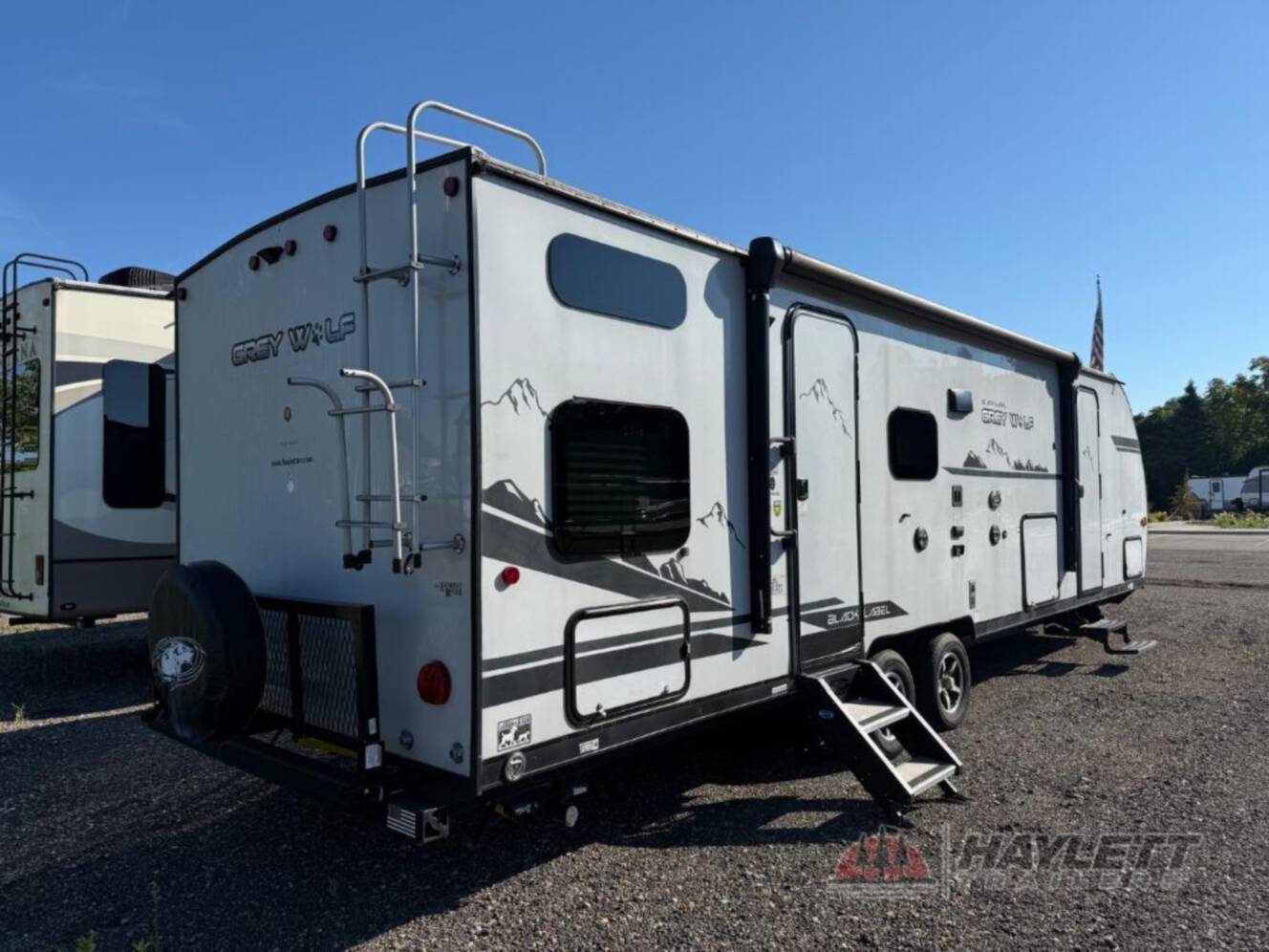 A photo of this 2020 Forest River Rv Cherokee Grey Wolf Black Label 27DBHBL