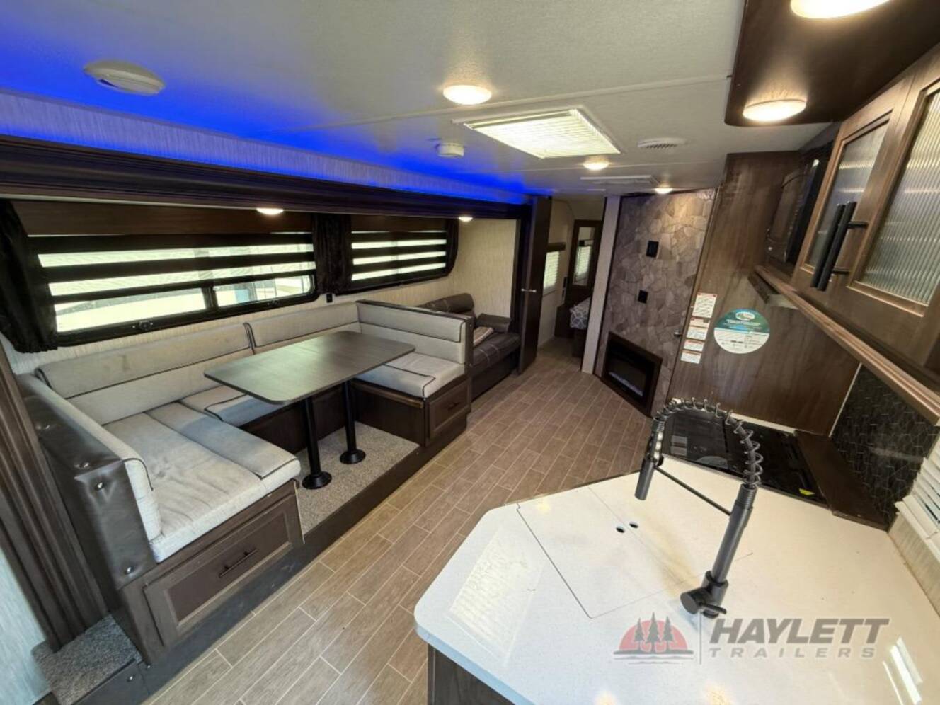 A photo of this 2020 Forest River Rv Cherokee Grey Wolf Black Label 27DBHBL