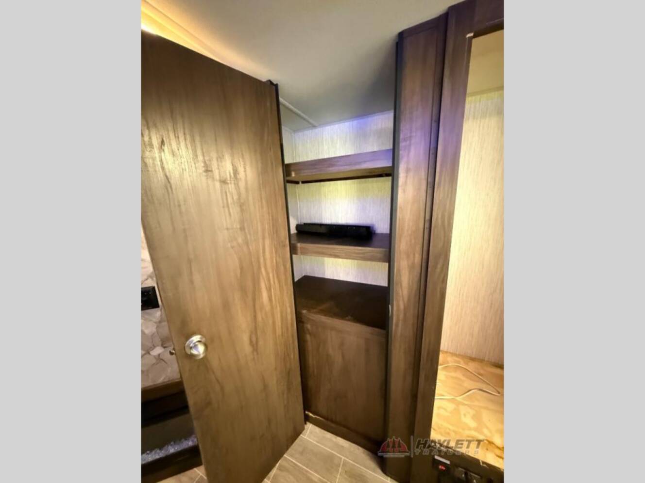A photo of this 2020 Forest River Rv Cherokee Grey Wolf Black Label 27DBHBL
