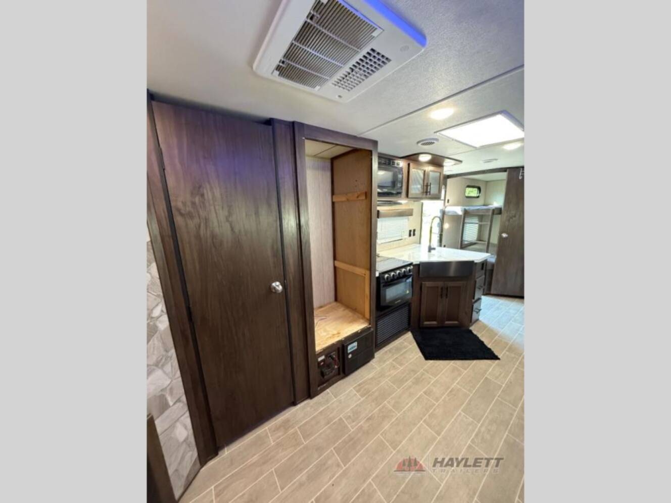 A photo of this 2020 Forest River Rv Cherokee Grey Wolf Black Label 27DBHBL