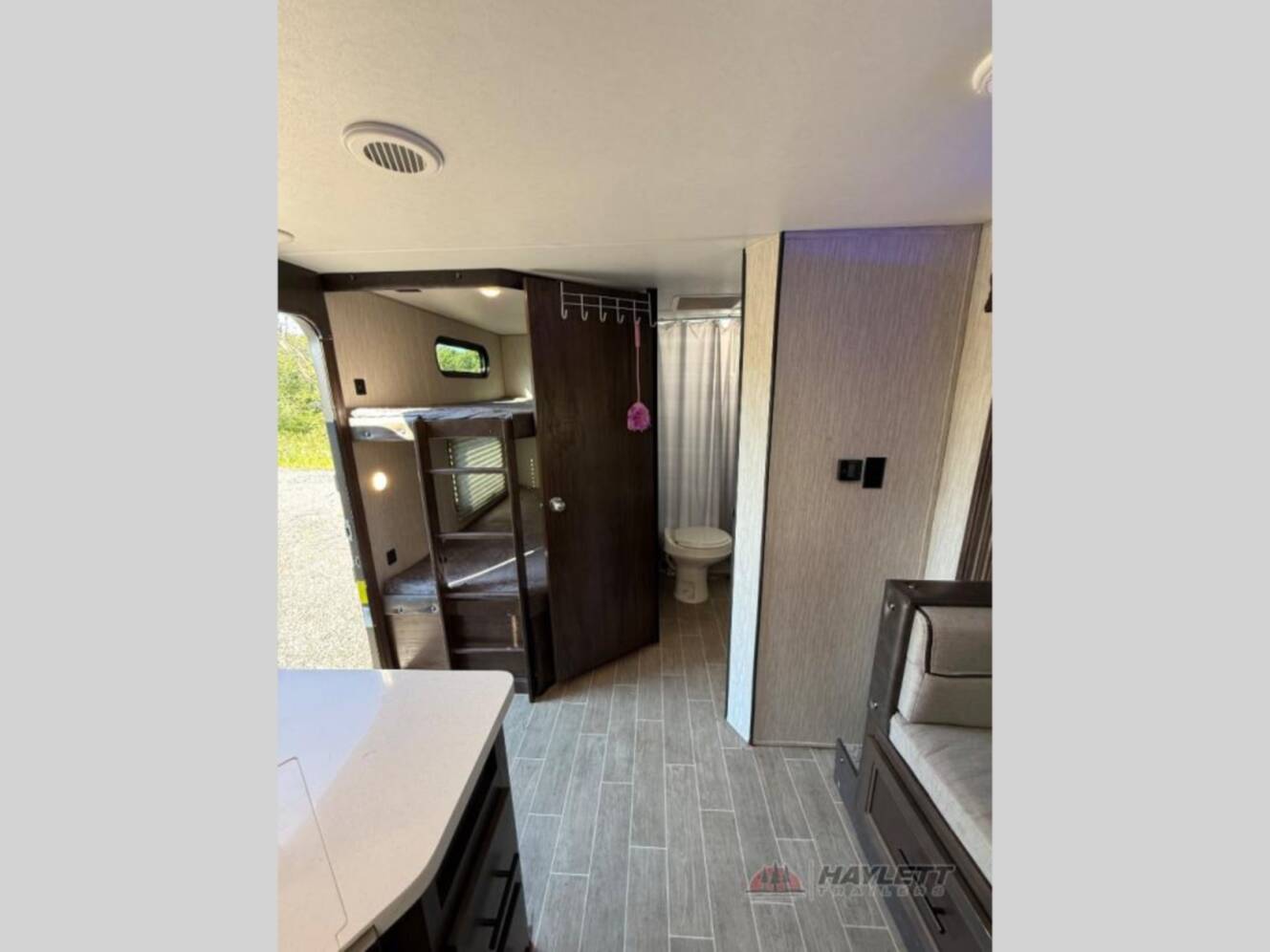 A photo of this 2020 Forest River Rv Cherokee Grey Wolf Black Label 27DBHBL