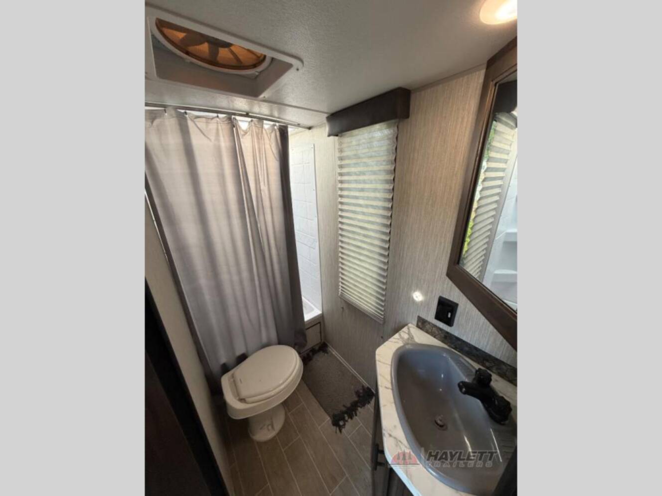 A photo of this 2020 Forest River Rv Cherokee Grey Wolf Black Label 27DBHBL