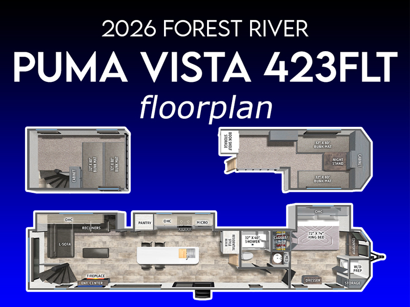 2026 Forest River PUMA VISTA 423LFT in jacksonville FL