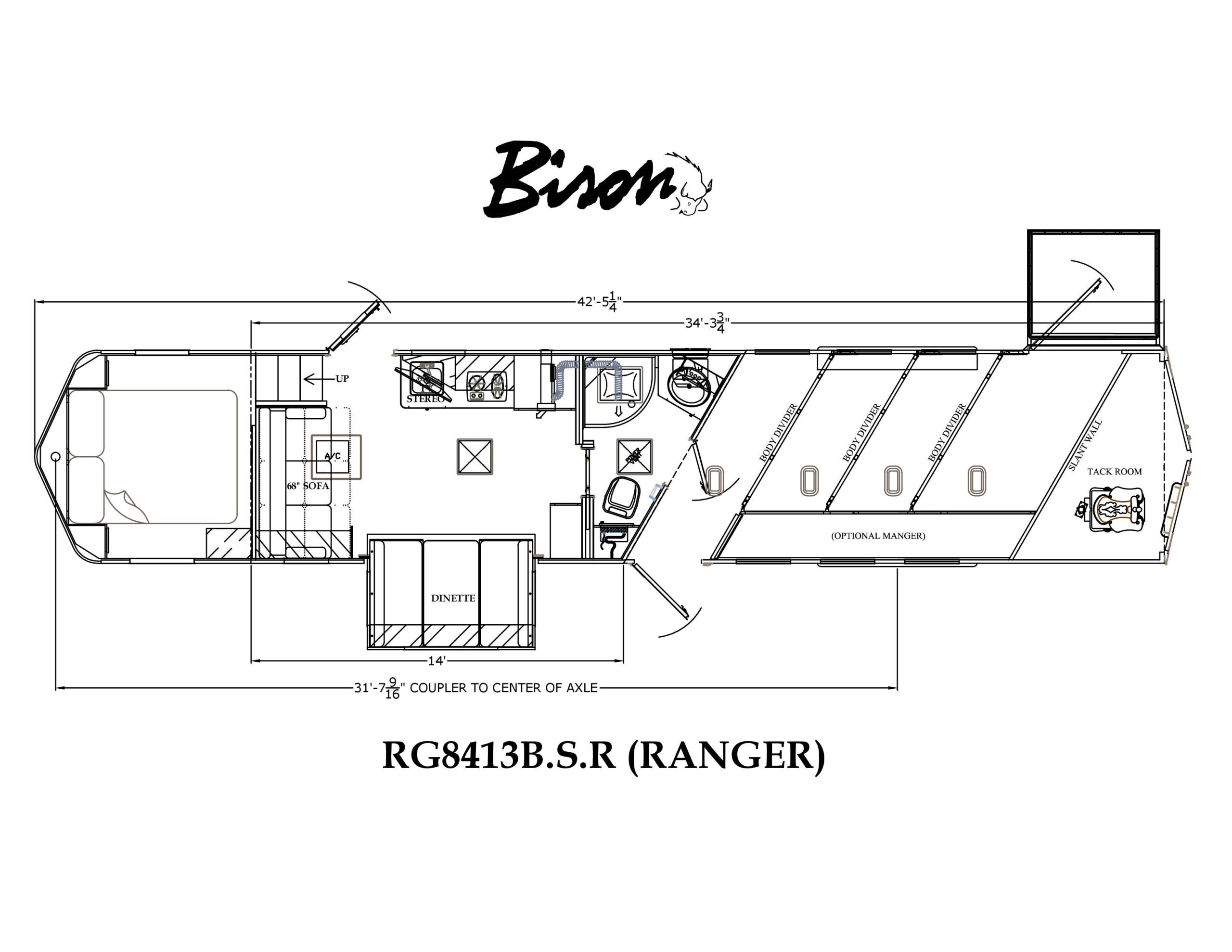 2026 BISON TRAILERS RG8413BS in North Jackson, OH