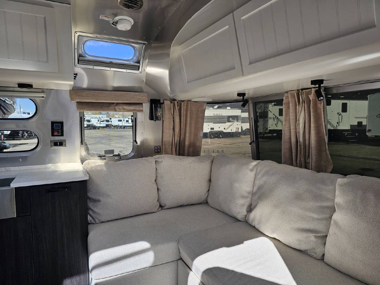 A photo of this 2025 Airstream AIRSTREAM POTTERY BARN 28RB TWIN