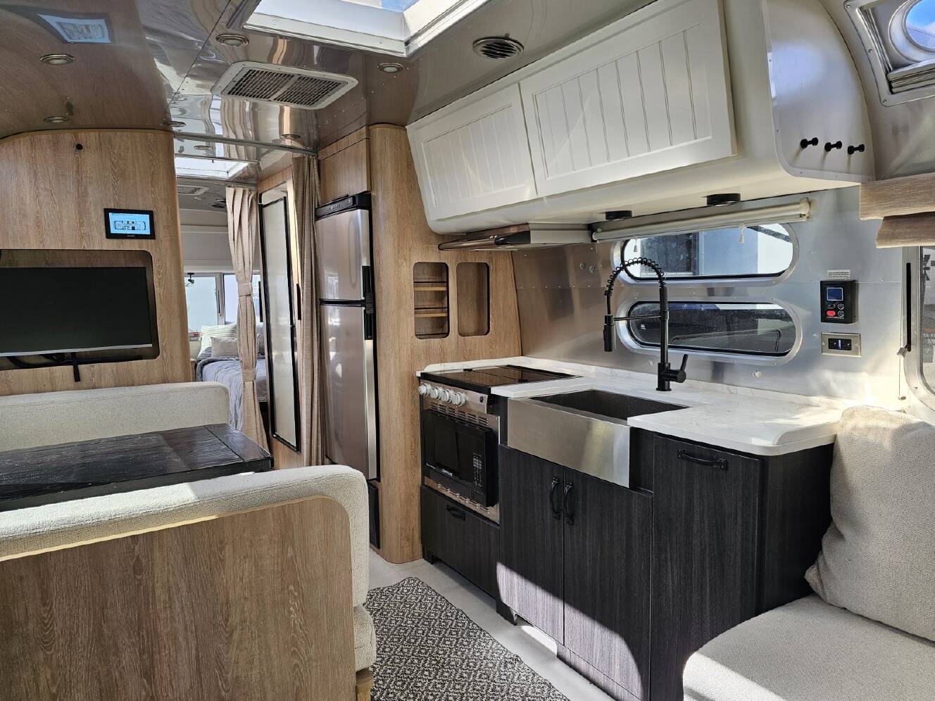 A photo of this 2025 Airstream AIRSTREAM POTTERY BARN 28RB TWIN