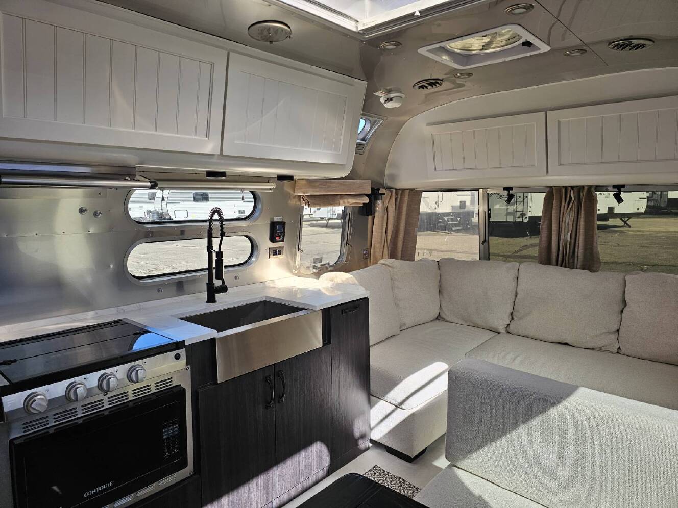 A photo of this 2025 Airstream AIRSTREAM POTTERY BARN 28RB TWIN