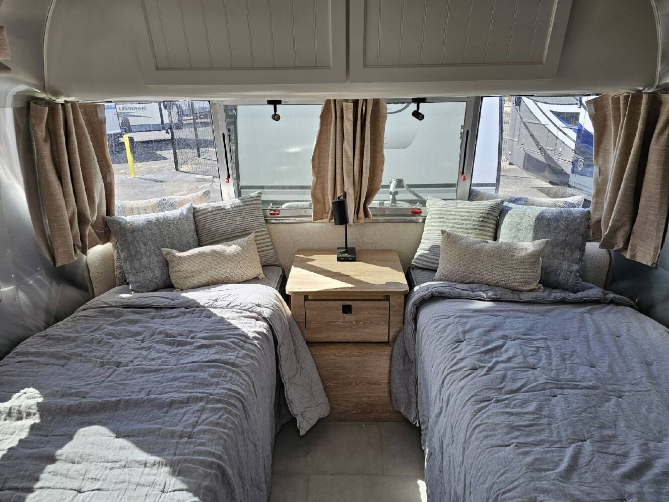A photo of this 2025 Airstream AIRSTREAM POTTERY BARN 28RB TWIN