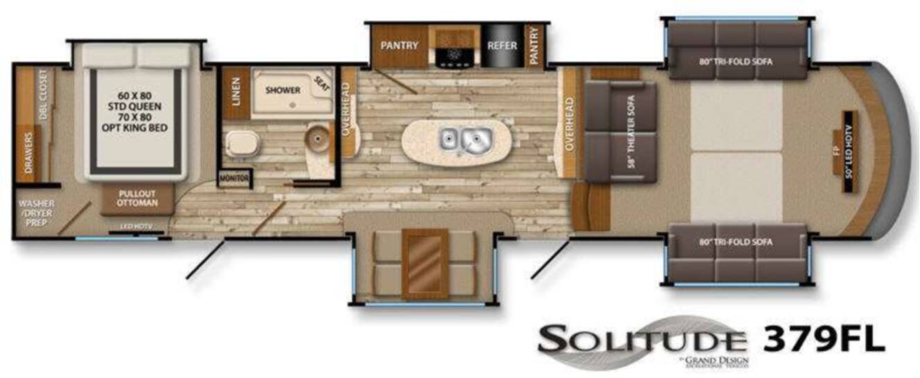 A photo of this 2015 Grand Design Solitude 379FL