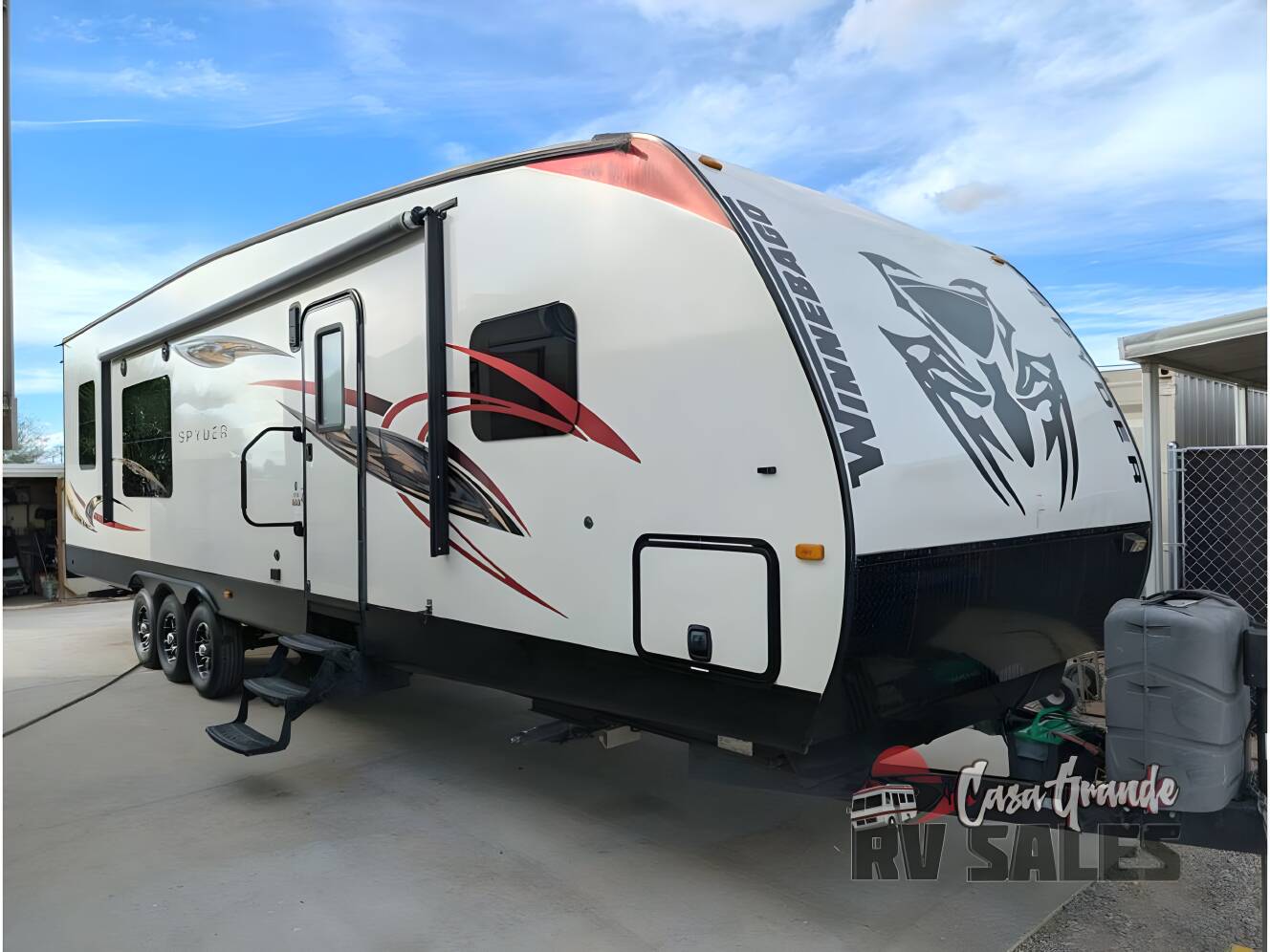 A photo of this 2016 Winnebago Industries Towables Spyder 32SC