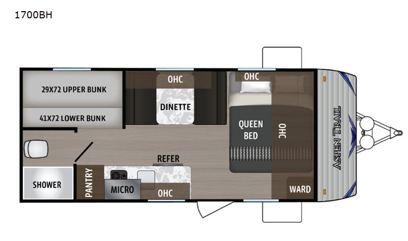 2019 Dutchmen Rv Aspen Trail LE 1700BH in casa grande AZ