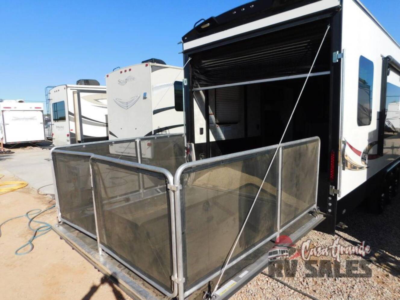 A photo of this 2016 Winnebago Industries Towables Spyder 32SC