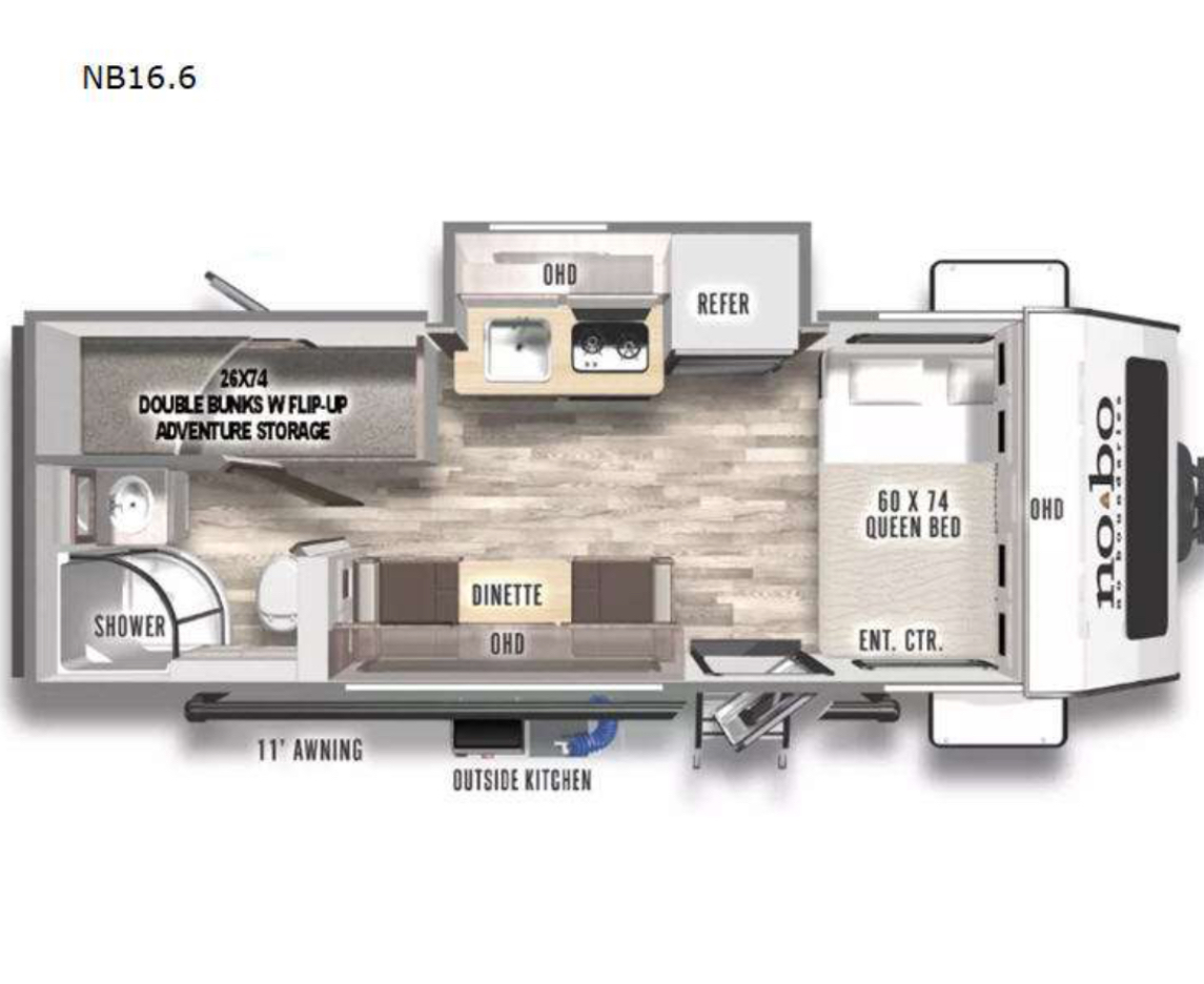 2023 Forest River NO BOUNDARIES 16.6 RV