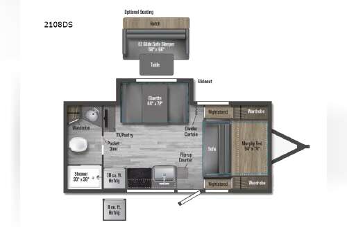 2026 Winnebago Micro Minnie 2108DS in mountain home AR