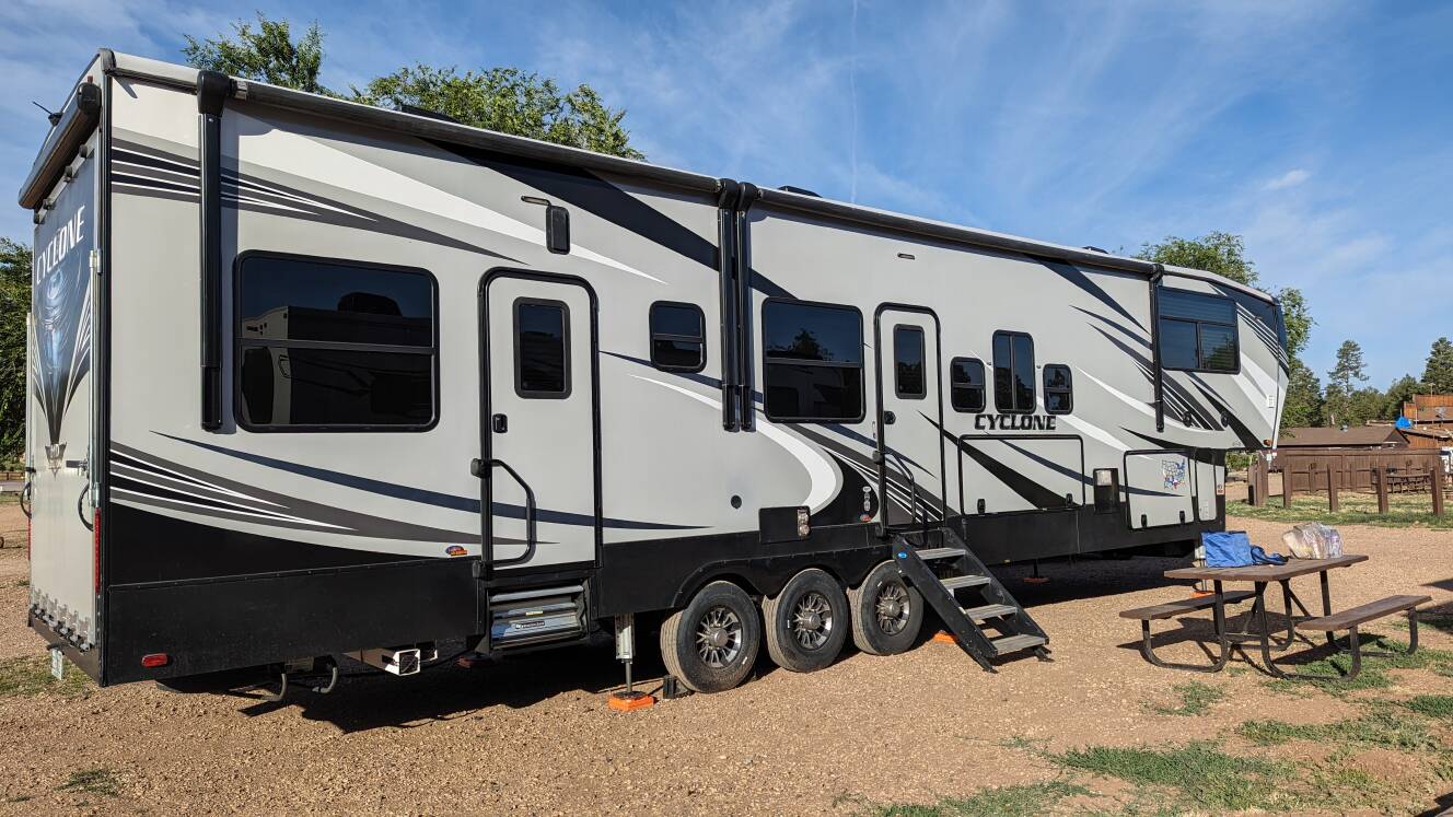 A photo of this 2020 Heartland CYCLONE 4007