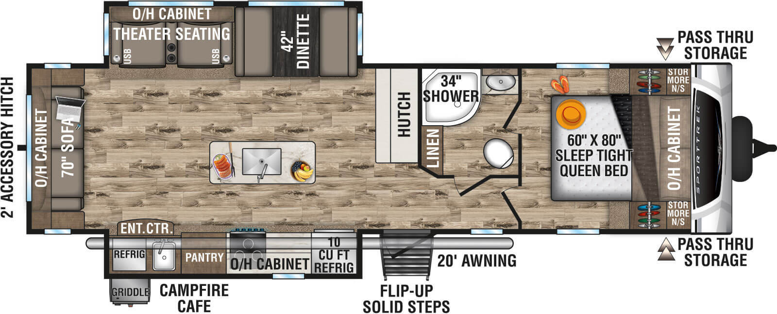 2022 Venture Rv SPORTTREK 312 VIK RV