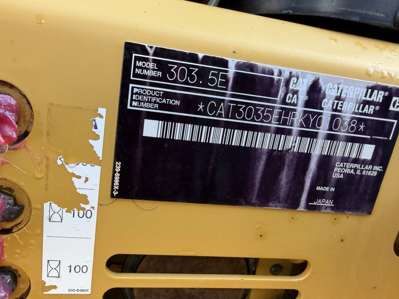 2014 CATERPILLAR 303.5e