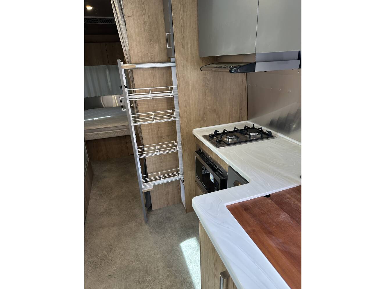 A photo of this 2024 Airstream TRADE WIND 25FBQ
